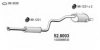 SUZUK 1430066E30 Middle-/End Silencer